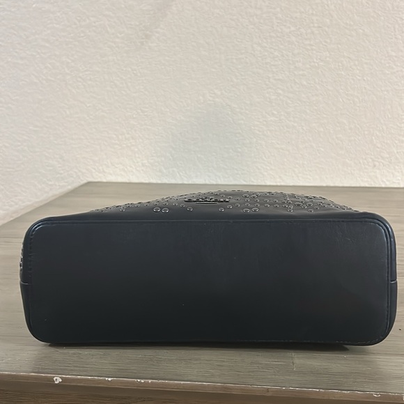 Coach Celeste Convertible Studded Black Leather Hobo F35203 - Picture 10 of 12